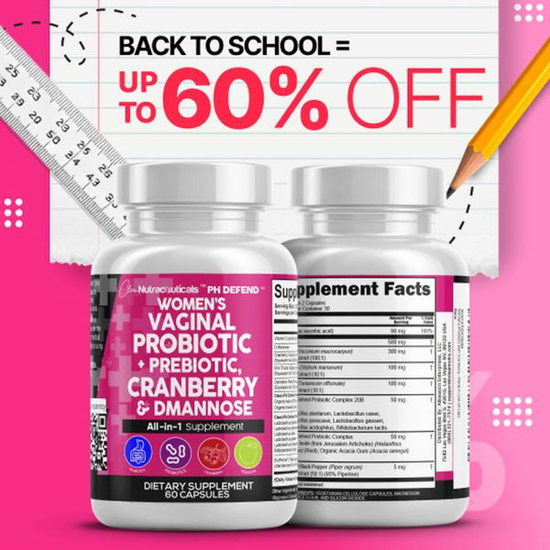 Women'S Vaginal Probiotic + Prebiotics