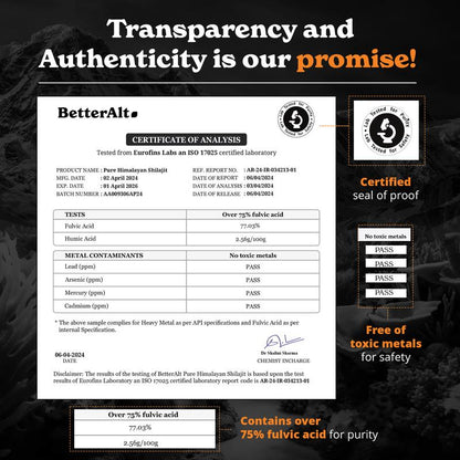 Himalayan Shilajit Sea Moss, Ashwagandha, Black Pepper